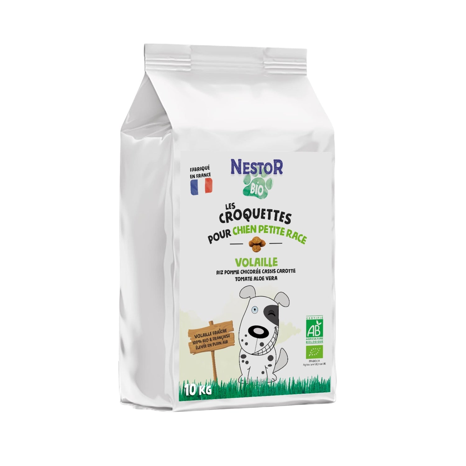 Croquettes Bio à la Volaille Chien Petite Race
