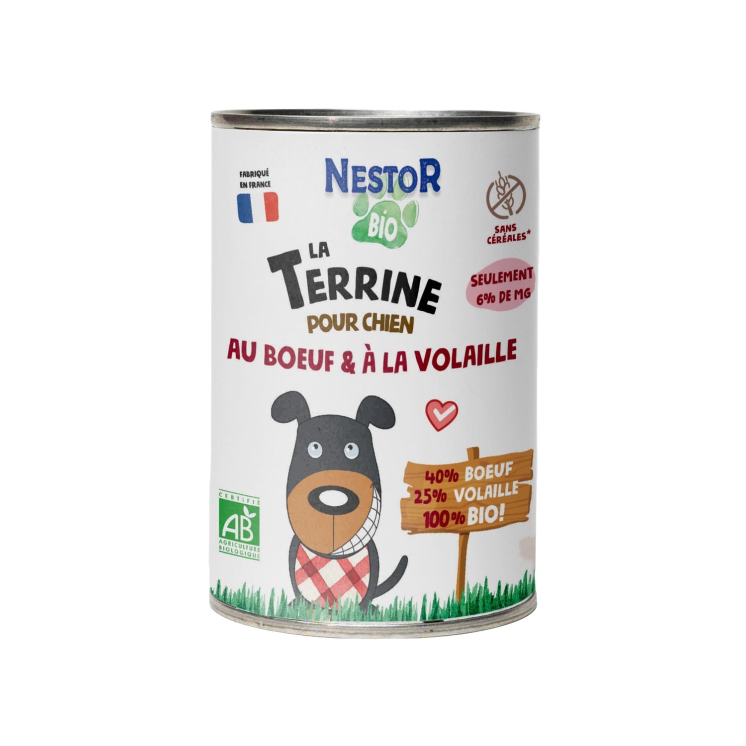 Terrine Chien - Boeuf et Volaille