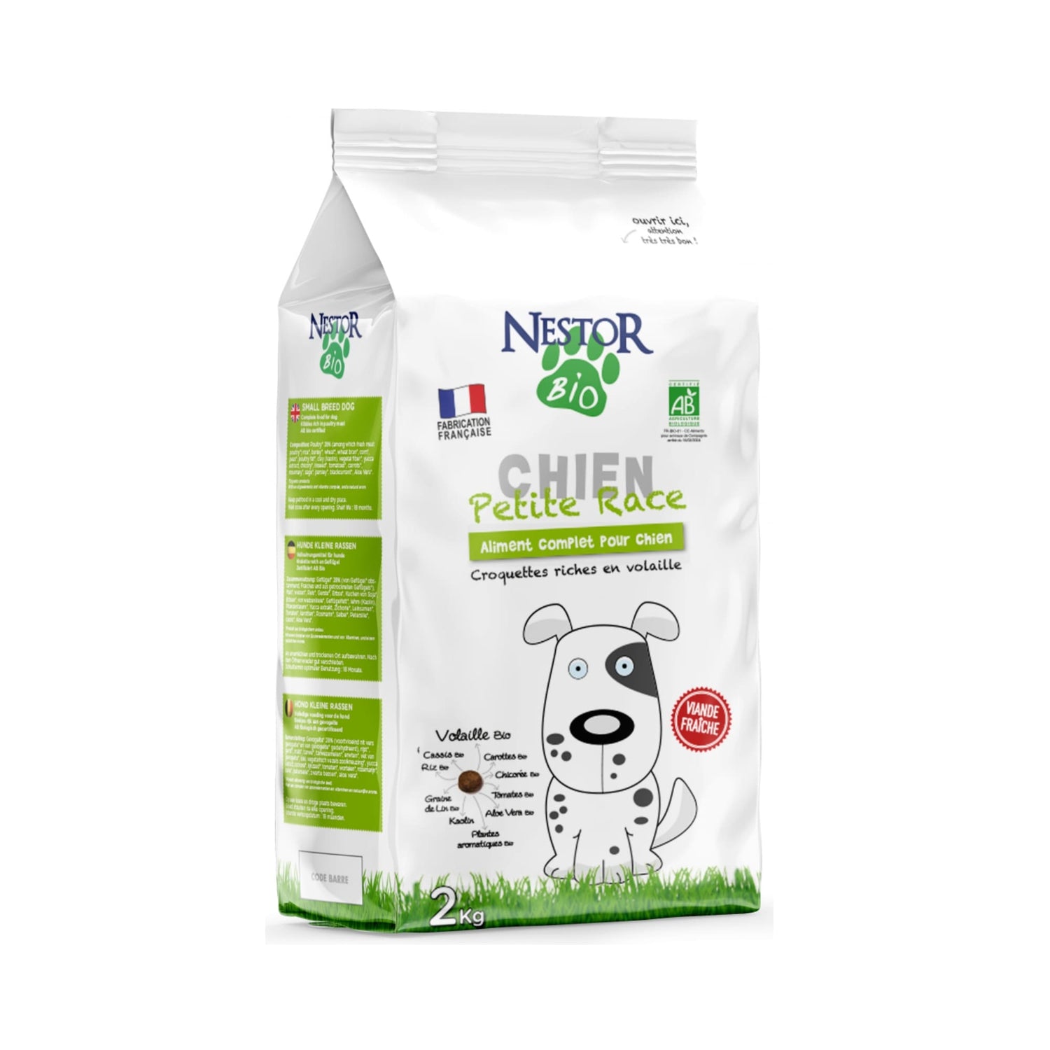 Croquettes Bio Chien Petite Race