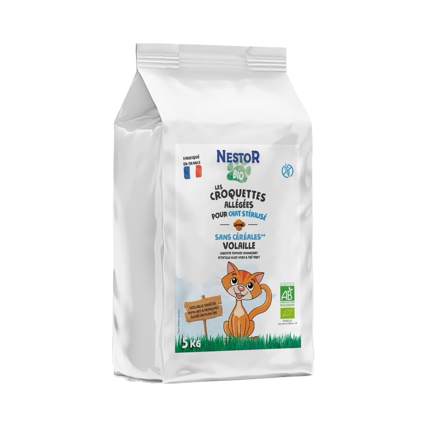 Croquettes Bio Chat Stérilisé
