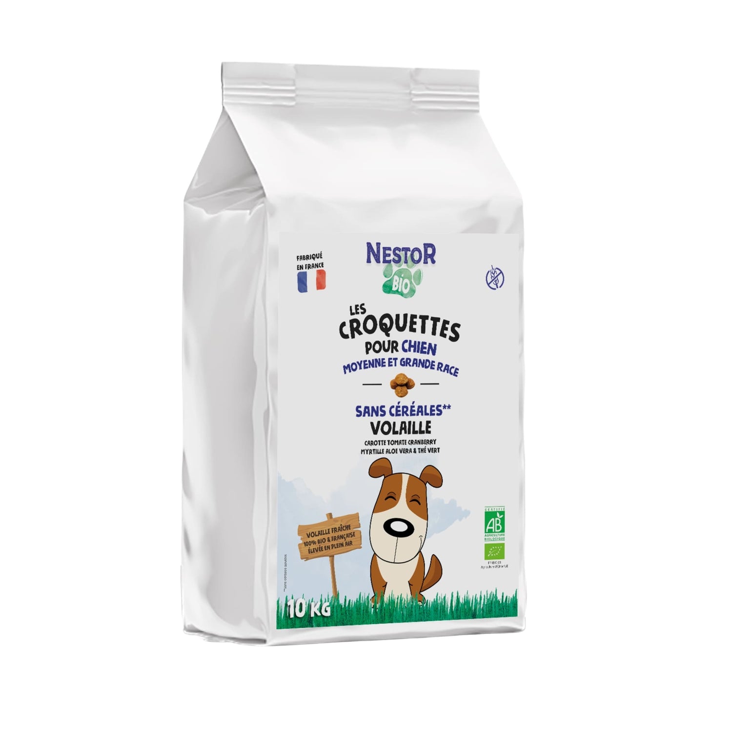 Croquettes Bio Chien Moy./Grande Race