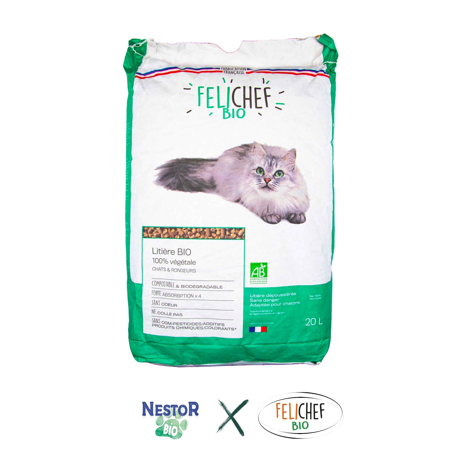 Litière Bio Chat Naturelle Désodorisante