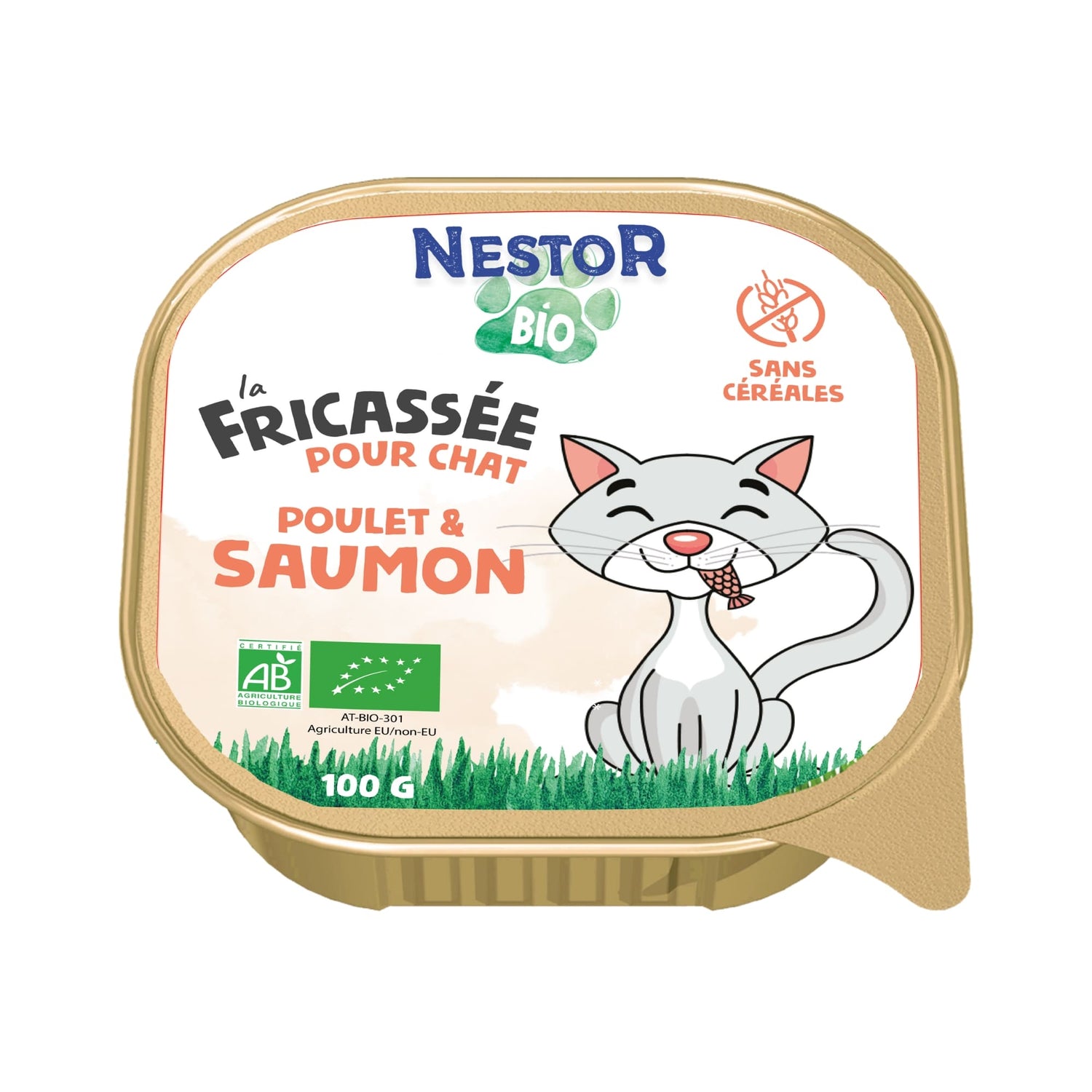 Fricassées Bio Chat - Saumon
