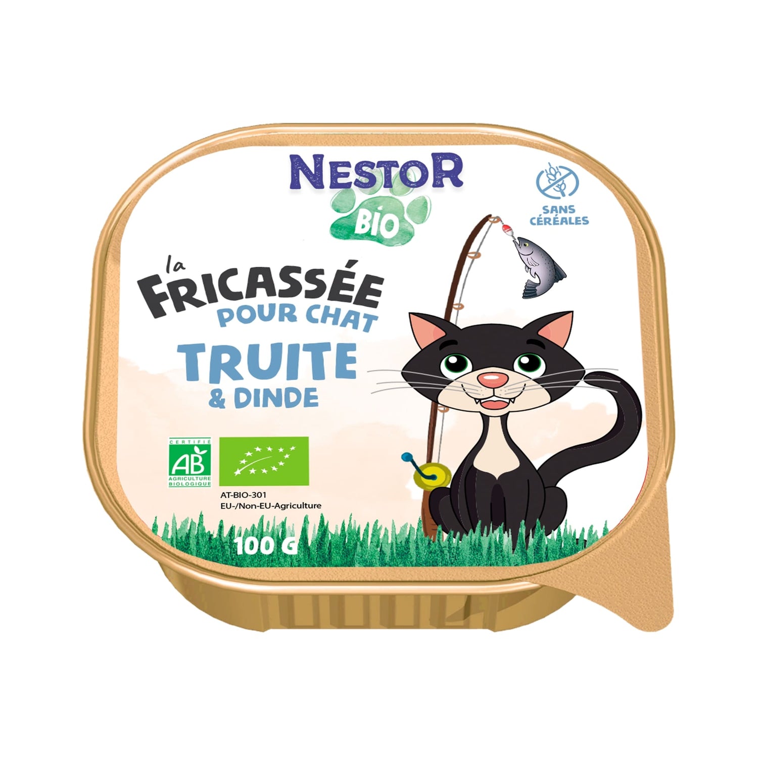 Fricassées Bio Chat - Truite & Dinde
